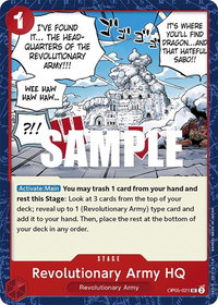 Revolutionary Army HQ - Awakening of the New Era (OP05) #OP05-021 - Uncommon One Piece Trading Card