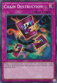 Chain Destruction - Structure Deck: Fire Kings (SR14) #SR14-EN036 - Common / Short Print YuGiOh Trading Card