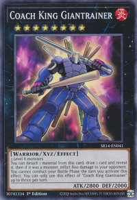 Coach King Giantrainer - Structure Deck: Fire Kings (SR14) #SR14-EN041 - Common / Short Print YuGiOh Trading Card
