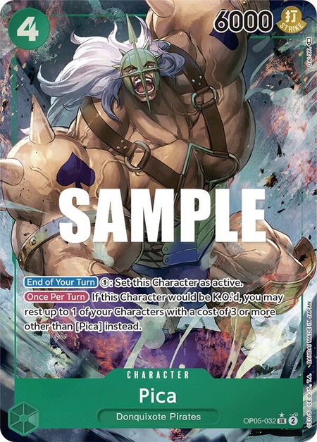 Pica (Alternate Art) - Awakening of the New Era One Piece trading card