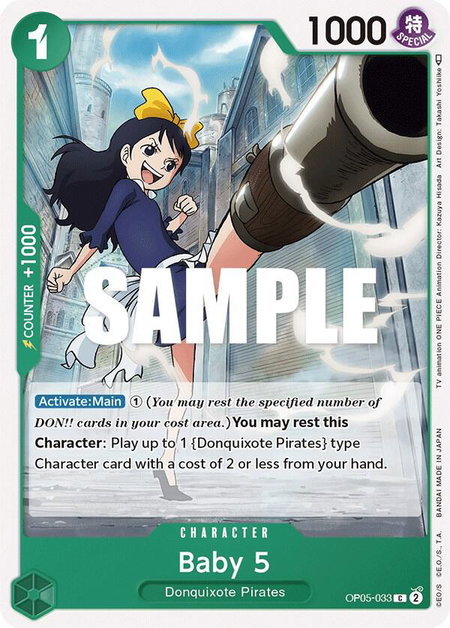 Baby 5 (033) - Awakening of the New Era One Piece trading card