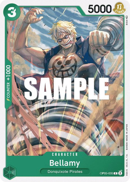 Bellamy - Awakening of the New Era One Piece trading card