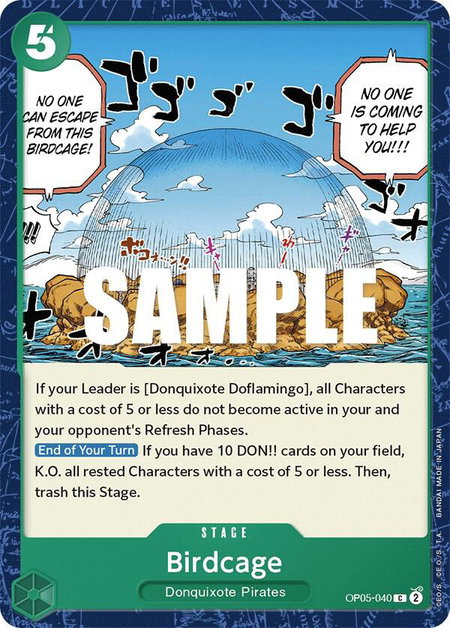 Birdcage - Awakening of the New Era One Piece trading card