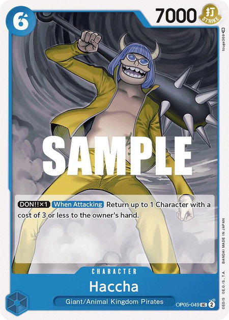 Haccha - Awakening of the New Era One Piece trading card