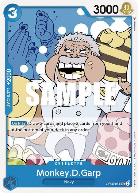 Monkey.D.Garp - Awakening of the New Era One Piece trading card
