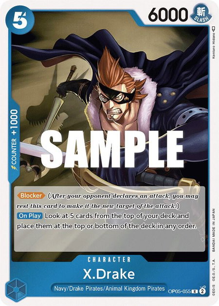 X.Drake - Awakening of the New Era One Piece trading card
