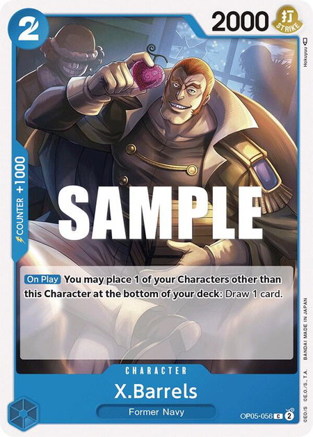 X.Barrels - Awakening of the New Era One Piece trading card