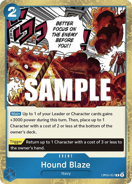 Hound Blaze - Awakening of the New Era One Piece trading card