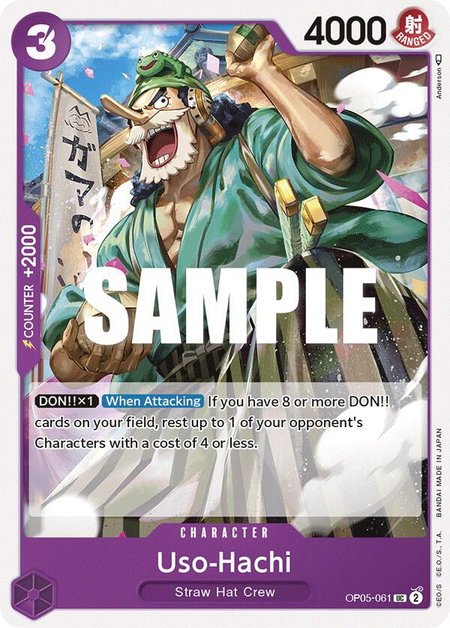 Uso-Hachi - Awakening of the New Era One Piece trading card