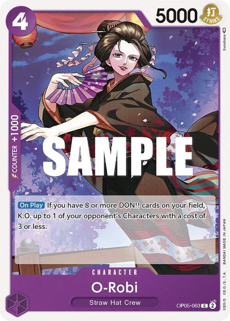 O-Robi - Awakening of the New Era One Piece trading card