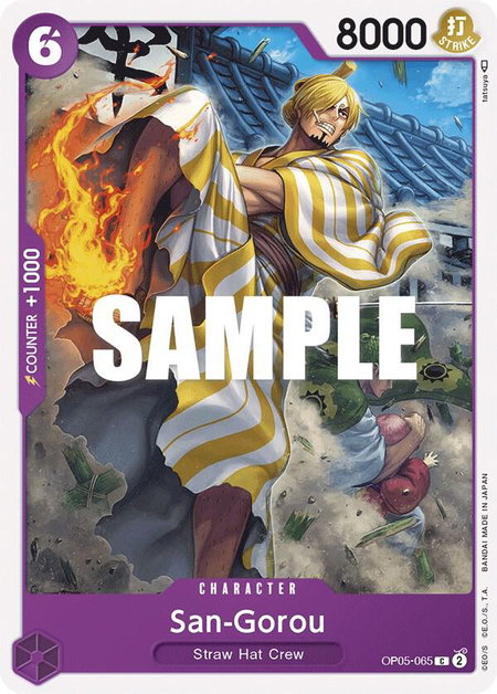 San-Gorou - Awakening of the New Era One Piece trading card