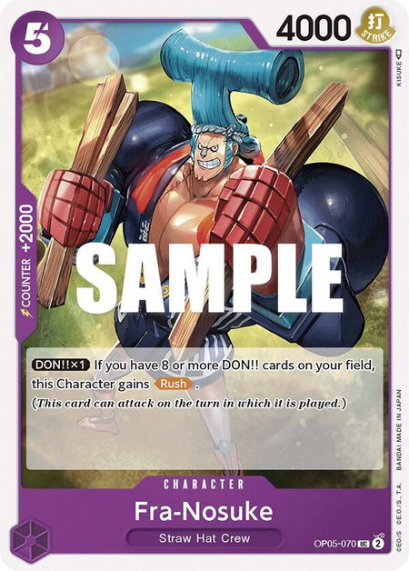 Fra-Nosuke - Awakening of the New Era One Piece trading card