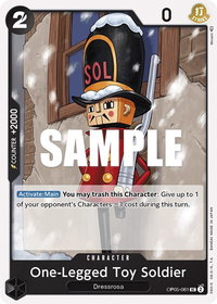 One-Legged Toy Soldier - Awakening of the New Era (OP05) #OP05-081 - Uncommon One Piece Trading Card