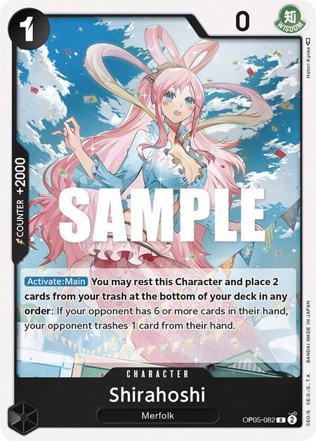 Shirahoshi - Awakening of the New Era One Piece trading card