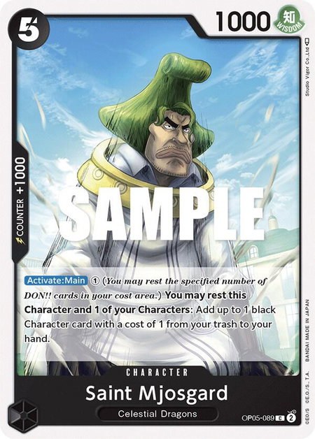 Saint Mjosgard - Awakening of the New Era One Piece trading card