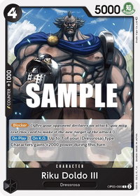 Riku Doldo III - Awakening of the New Era (OP05) #OP05-090 - Common One Piece Trading Card
