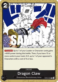 Dragon Claw - Awakening of the New Era (OP05) #OP05-095 - Common One Piece Trading Card