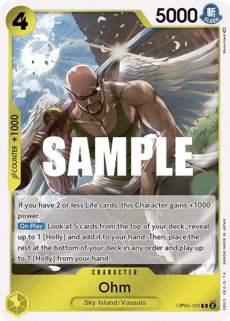 Ohm - Awakening of the New Era One Piece trading card