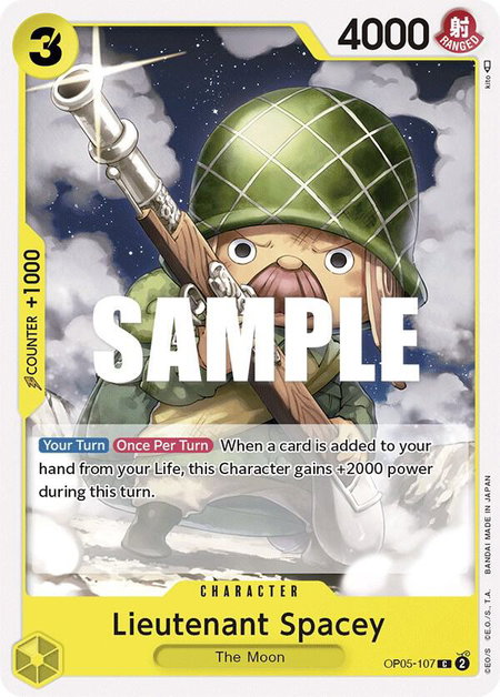Lieutenant Spacey - Awakening of the New Era One Piece trading card