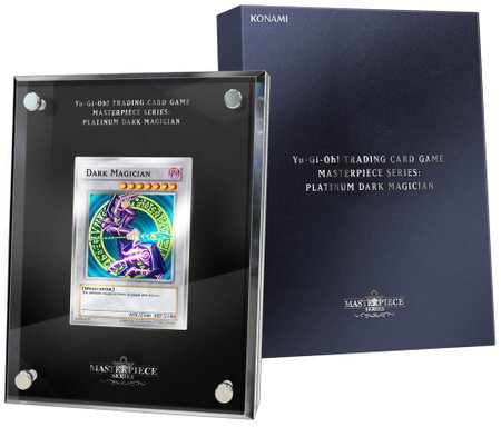 Masterpiece Series: Platinum Dark Magician trading card from Miscellaneous Promotional Cards Masterpiece Series: Platinum Dark Magician - Miscellaneous Promotional Cards YuGiOh trading card