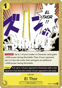 El Thor - Awakening of the New Era (OP05) #OP05-114 - Uncommon One Piece Trading Card