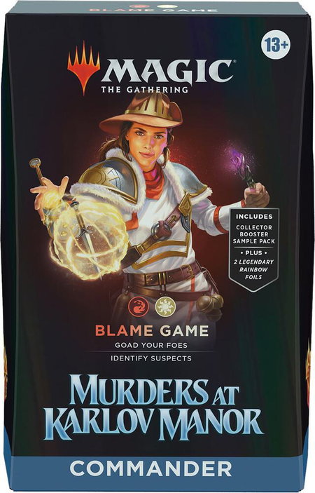 Murders at Karlov Manor Commander Deck - Blame Game - Commander: Murders at Karlov Manor Magic: The Gathering trading card