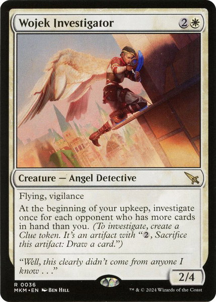 Wojek Investigator (a) trading card from Murders at Karlov Manor Wojek Investigator (a) - Murders at Karlov Manor Magic: The Gathering trading card