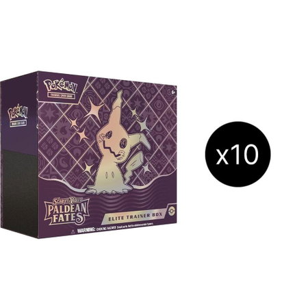 Paldean Fates Elite Trainer Box Case - SV: Paldean Fates Pokémon trading card