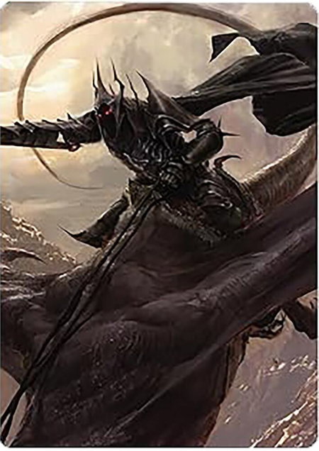 Witch-king, Sky Scourge Art Card - Art Series: Universes Beyond: The Lord of the Rings: Tales of Middle-earth Magic: The Gathering trading card