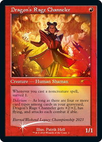 Dragon's Rage Channeler (Retro Frame) (Eternal Weekend 2023 Promo) - Unique and Miscellaneous Promos (UMP) #2 - Promo Magic: The Gathering Trading Card