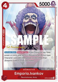 Emporio.Ivankov - Awakening of the New Era: 1st Anniversary Tournament Cards (OP05 ANN) #OP05-004 - Uncommon One Piece Trading Card