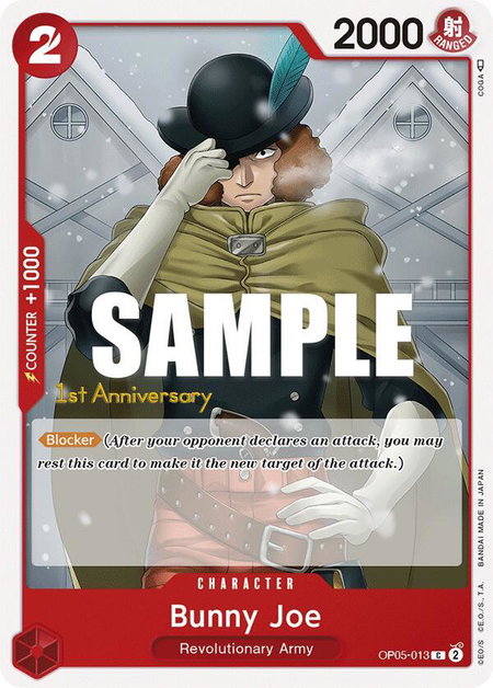 Bunny Joe - Awakening of the New Era: 1st Anniversary Tournament Cards One Piece trading card