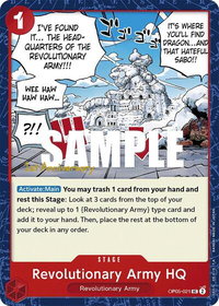 Revolutionary Army HQ - Awakening of the New Era: 1st Anniversary Tournament Cards (OP05 ANN) #OP05-021 - Uncommon One Piece Trading Card