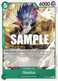 Gladius - Awakening of the New Era: 1st Anniversary Tournament Cards (OP05 ANN) #OP05-025 - Common One Piece Trading Card