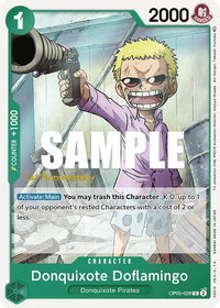 Donquixote Doflamingo (028) - Awakening of the New Era: 1st Anniversary Tournament Cards (OP05 ANN) #OP05-028 - Common One Piece Trading Card