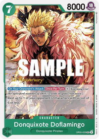 Donquixote Doflamingo (029) - Awakening of the New Era: 1st Anniversary Tournament Cards (OP05 ANN) #OP05-029 - Uncommon One Piece Trading Card