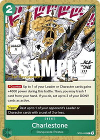Charlestone - Awakening of the New Era: 1st Anniversary Tournament Cards (OP05 ANN) #OP05-038 - Common One Piece Trading Card