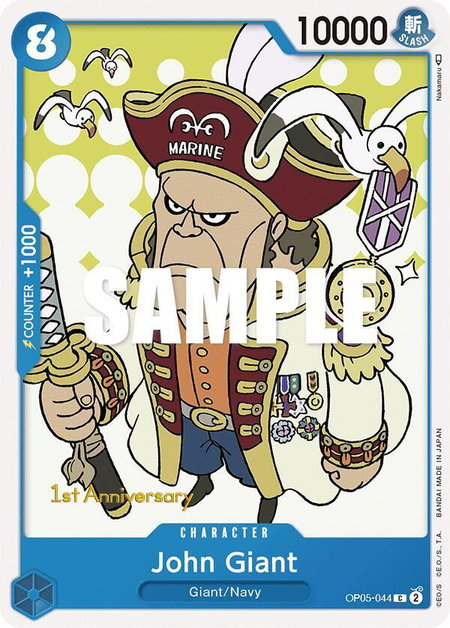 John Giant - Awakening of the New Era: 1st Anniversary Tournament Cards One Piece trading card