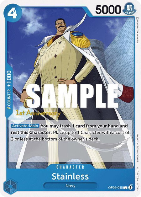 Stainless - Awakening of the New Era: 1st Anniversary Tournament Cards One Piece trading card