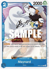 Maynard - Awakening of the New Era: 1st Anniversary Tournament Cards (OP05 ANN) #OP05-052 - Common One Piece Trading Card