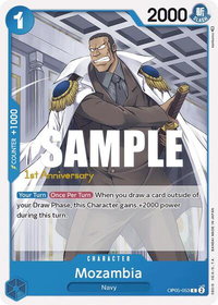 Mozambia - Awakening of the New Era: 1st Anniversary Tournament Cards (OP05 ANN) #OP05-053 - Common One Piece Trading Card