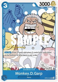 Monkey.D.Garp - Awakening of the New Era: 1st Anniversary Tournament Cards (OP05 ANN) #OP05-054 - Uncommon One Piece Trading Card