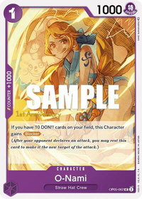 O-Nami - Awakening of the New Era: 1st Anniversary Tournament Cards (OP05 ANN) #OP05-062 - Uncommon One Piece Trading Card