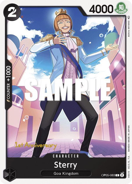 Sterry - Awakening of the New Era: 1st Anniversary Tournament Cards One Piece trading card