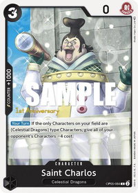 Saint Charlos - Awakening of the New Era: 1st Anniversary Tournament Cards (OP05 ANN) #OP05-084 - Common One Piece Trading Card