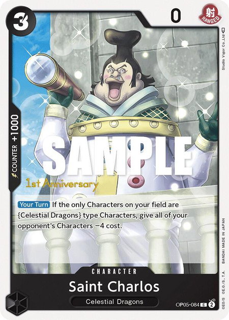 Saint Charlos - Awakening of the New Era: 1st Anniversary Tournament Cards One Piece trading card