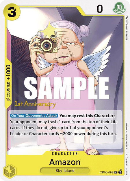 Amazon - Awakening of the New Era: 1st Anniversary Tournament Cards One Piece trading card