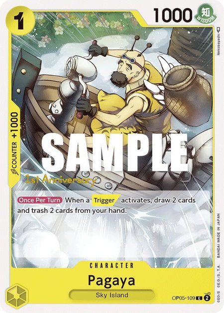Pagaya - Awakening of the New Era: 1st Anniversary Tournament Cards One Piece trading card