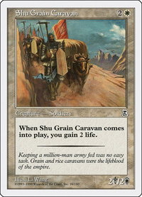 Shu Grain Caravan - Portal Three Kingdoms (PTK) #26 - Common Magic: The Gathering Trading Card