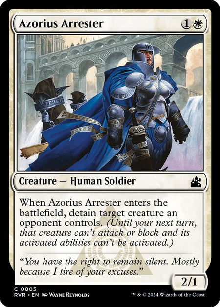 Azorius Arrester - Ravnica Remastered Magic: The Gathering trading card